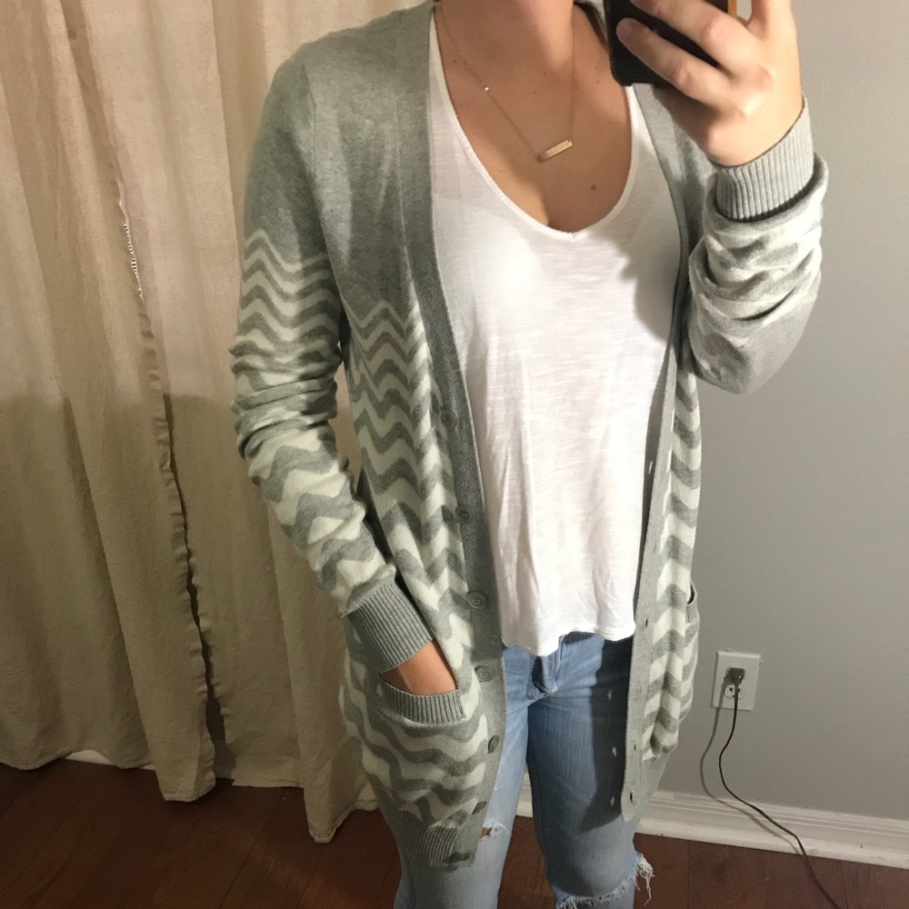 Chevron cardigan